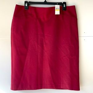 Van Heusen Women's Plus Size Stretch Straight Pencil Short Mini Midi Skirt, 14